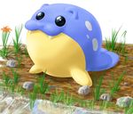  absurdres fangs highres nintendo no_humans pokemon solo spheal teeth 