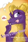  claws comic dragon horn male purple_eyes purple_skin saliva scalie solo spyro spyro&#039;s_deja_boos spyro_the_dragon tongue tora 