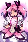  1girl bow kaname_madoka mahou_shoujo_madoka_magica pink_hair sho-n-d solo twintails 