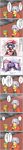  :t absurdres bat_wings bed blanket blue_eyes blue_hair braid brick_wall chibi cold comic earmuffs ekus_(xo_ekus) hairband hat heat_pack highres hong_meiling izayoi_sakuya long_hair long_image maid mittens multiple_girls newspaper patchouli_knowledge pillow pout purple_eyes purple_hair red_eyes red_hair remilia_scarlet scarf short_hair sick silver_hair tall_image touhou translated trembling wings 