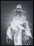  creepy ghost king_ramses male monochrome mummy nightmare_fuel open_mouth shadowscarknight solo spirit undead 