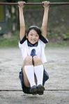  12 1girl anna anna_oonishi anna_oonishi_12_years asian asian_girl black_hair female oonishi park photo school_uniform solo years 