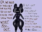 animal_humanoid black_body bodily_fluids crying english_text humanoid ini ko_op lagomorph lagomorph_humanoid leporid leporid_humanoid male mammal mammal_humanoid rabbit rabbit_humanoid shadow_creature short_stack solo standing tears text thick_thighs unknown_artist wide_hips