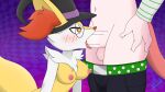 &lt;3 &lt;3_eyes 16:9 absurd_res animal_humanoid anthro braixen breasts deny_the_mouse_(whygenamoon) duo eyewear fellatio female generation_6_pokemon glasses hi_res humanoid light_(codeco) male male/female mammal mammal_humanoid murid murid_humanoid murine murine_humanoid nintendo oral penile pokemon pokemon_(species) rat_humanoid rodent rodent_humanoid sex whygenamoon widescreen