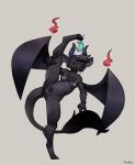 2023 2_toes 3_fingers absurd_res anthro areola bat_wings bedroom_eyes bovid breasts calderian caprine cheek_tuft chest_fur chest_tuft clitoral_hood countershade_torso countershading crotch_tuft dark_body dark_fur demon digital_media_(artwork) ember_starwillow english_text eyebrows eyelashes eyeshadow facial_tuft fangs feet female fingers fire flexible floppy_ears fluffy fur genitals goat gold_(metal) gold_jewelry hi_res holding_leg hooved_fingers hooves horizontal_pupils horn jewelry leg_grab long_ears long_tail looking_at_viewer makeup mammal membrane_(anatomy) membranous_wings narrowed_eyes navel navel_piercing nipples nude on_one_leg one_leg_up piercing pink_nipples pink_pussy pubes pupils purple_eyeshadow pussy qunke raised_leg red_eyes seductive signature simple_background smile solo splits spread_legs spreading standing tail tail_fluff tail_tuft teeth text toes tuft vertical_splits will-o&#039;-the-wisp wings yellow_sclera