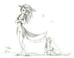 2023 ambient_bird anthro avian baron_engel bikini bird bottomless clothed clothing crossed_arms duo_focus female feral frown fur genitals greyscale group hair helluva_boss loona_(helluva_boss) monochrome navel pussy swimwear tail