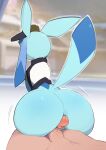 2024 absurd_res ambiguous_gender anus bestiality big_butt bodily_fluids bottom_heavy butt clothed clothing curved_penis dodudoru eeveelution feral generation_4_pokemon genital_fluids genitals glaceon hat headgear headwear hi_res hot_dogging huge_butt human humanoid_genitalia humanoid_penis interspecies male male/ambiguous mammal motion_lines multicolored_body nintendo orange_unite_style_glaceon penis pokemon pokemon_(species) pokemon_unite pokephilia precum rear_view sex sportswear tail vein veiny_penis wide_hips