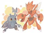  heracross no_humans pokemon scizor tagme 