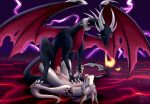 activision anthro black_dragon blade collar corrupt_cynder cynder dominant dominant_female dragon duo electricity female feral fire genitals hi_res horn knot lightning male male/female muskydusky penetration penis pinned pinned_to_ground pussy scales sex spyro_the_dragon tail_blade the_legend_of_spyro vaginal vaginal_penetration weapon_tail wings