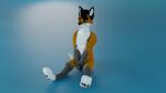 16:9 ambiguous_gender anthro blender_(software) blender_cycles blep canid canine derp_eyes fox hi_res male mammal silly silly_face solo tongue tongue_out widescreen