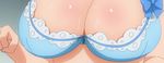  1girl amaya_haruko bra breasts large_breasts maken-ki! solo underwear wet 