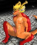  abs after_masturbation anthro balls biceps big_muscles blonde_hair blush brown_nipples buddyfight claws clenched_teeth cum cum_covered cum_on_arm cum_on_chest cum_on_face cum_on_leg cum_on_penis cum_on_self cum_on_stomach cum_string cumshot dragon dripping drum_(buddyfight) erection excessive_cum fang_slade fangs hair hands-free helmet hentist horn leaking looking_at_viewer male masturbation messy muscles nipples nude orange_eyes orange_skin orgasm pecs penis plain_background pose precum presenting raised_leg red_dragon red_skin reptile scales scalie sheath sitting slit solo spread_legs spreading teeth toe_claws toned vein 