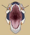 ambiguous_form ambiguous_gender antenna_wire blue_body bodily_fluids hi_res imperatorcaesar living_machine living_vehicle looking_at_viewer machine mouth_shot open_mouth pink_tongue red_eyes saliva saliva_on_tongue sharp_teeth solo teeth tongue uvula vehicle white_body