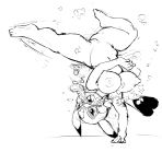  2018 air_bubbles angry anthro barefoot big_breasts breasts byondrage cleft_tail cosplay_pikachu feet female fight handstand hi_res kick mammal monochrome navel nintendo nipples nude open_mouth pikachu pikachu_libre pok&eacute;mon pok&eacute;mon_(species) pussy rodent simple_background solo thick_thighs underwater upside_down video_games voluptuous water wide_hips 
