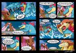  behindtg big_ears claws comic crocodile dialog english_text female feraligatr floatzel krabby lagomorph lopunny male mammal mustelid nintendo open_mouth otter pok&#233;mon pok&eacute;mon reptile scalie shiny_pok&#233;mon text video_games water webcomic 