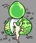 :3 alien alien_humanoid anal anal_penetration big_butt bite_mark bodily_fluids body_writing butt butt_shot cum cum_in_ass cum_inside excessive_cum excessive_genital_fluids freckled freckled_butt freckles genital_fluids glistening glistening_body green_body green_skin heart_symbol humanoid kiss_mark lipstick_on_butt nonbinary_(lore) penetration poundfulpanda pulled_to_side solo sploot_(unknownspy) sweat sweaty_butt tail tally_marks through_wall writing_on_butt