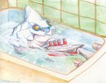  bath bathtub bergmite faucet no_humans pokemon titanic water 