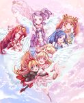  ai-chan_(dokidoki!_precure) aida_mana angel_wings animal_print asymmetrical_clothes baby bat_print black_legwear blonde_hair blue_eyes blue_hair boots choker cure_ace cure_diamond cure_heart cure_rosetta cure_sword curly_hair davi_(dokidoki!_precure) dokidoki!_precure double_bun dress earrings eyelashes hair_flip hair_ornament hair_ribbon hairclip half_updo happy heart high_heels hishikawa_rikka jewelry kenzaki_makoto knee_boots kneehighs long_hair looking_at_viewer madoka_aguri magical_girl marie_ange mirrrrr multiple_girls open_mouth orange_eyes orange_hair pantyhose pink_eyes pink_hair ponytail precure print_legwear purple_choker purple_eyes purple_hair purple_skirt rakeru_(dokidoki!_precure) rance_(dokidoki!_precure) red_eyes red_hair regina_(dokidoki!_precure) ribbon sharuru_(dokidoki!_precure) shoes short_hair side_ponytail skirt smile twintails wings yotsuba_alice 