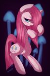  blue_eyes cutie_mark equine female feral friendship_is_magic fur hair hair_over_eye hooves horse long_hair looking_at_viewer mammal marenlicious my_little_pony open_mouth pink_fur pink_hair pinkamena_(mlp) pinkie_pie_(mlp) pony solo standing 