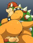  anus backsack balls bowser butt clamcrusher koopa male mario_bros muscular muscular_male nintendo penis pinup pose presenting presenting_hindquarters scalie shell solo spikes video_games 