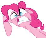  absurd_res alpha_channel angry blue_eyes equine female friendship_is_magic hair hi_res horse looking_at_viewer mammal masemj my_little_pony pink_hair pinkie_pie_(mlp) pony solo 