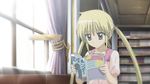  1girl animated animated_gif blonde_hair green_eyes hayate_no_gotoku! laughing long_hair sanzen&#039;in_nagi tears 