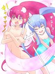  :d :o ^_^ ^o^ aino_megumi blue_eyes blue_hair blue_skirt blush breasts cleavage closed_eyes collarbone covering covering_breasts crossed_arms cure_lovely cure_princess embarrassed eyelashes happinesscharge_precure! henshin kannagi_kaname long_hair magical_girl medium_breasts multiple_girls naked_towel navel nude open_mouth panicking pink_eyes pink_hair ponytail precure shawl shirayuki_hime skirt small_breasts smile stomach towel transformation twintails very_long_hair wavy_mouth wide_ponytail 