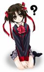  ? bad_id bad_pixiv_id bow crossdressing little_busters! male_focus naoe_riki otoko_no_ko pink_bow ribbon school_uniform solo teiruzuta 