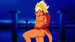  abs anthro biceps big_muscles blonde_hair buddyfight butt dragon drum_(buddyfight) fabfelipe fangs hair horn looking_at_viewer male muscles nipples nude pecs pillar red_body red_dragon solo yellow_eyes 