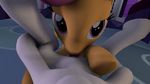  3d bed cgi cub cutie_mark_crusaders_(mlp) equine female feral first_person_view friendship_is_magic fruitymilk horse lesbian mammal my_little_pony pony scootaloo_(mlp) sweetie_belle_(mlp) widescreen young 