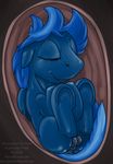  balls cub equine friendship_is_magic mammal my_little_pony night_storm original_character pegasus princess_luna_(mlp) shiny smudge_proof transformation unbirthing wings womb young 