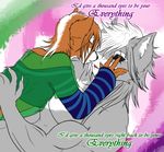  canine duo fox_mccloud gay hair kissing male mammal nintendo rath-raholand star_fox toned video_games white_hair wolf wolf_o&#039;donnell wolf_o'donnell 
