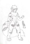  anthro balls barbs caindaro claws erection flaccid fur hair looking_at_viewer male navel neopets nipples nude packmind penis plain_background pose pubes sheath sketch solo standing toe_claws uncut vein veiny_penis video_games white_background xweetok 
