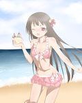  bikini himenokouji_akiko onii-chan_dakedo_ai_sae_areba_kankei_naiyo_ne swimsuits thighhighs 