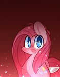  blue_eyes chibi cute cutie_mark equine fangs female friendship_is_magic fur hair horse knife lifeloser mammal my_little_pony open_mouth pink_fur pink_hair pinkamena_(mlp) pinkie_pie_(mlp) pony solo standing weapon 