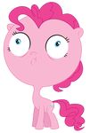  alpha_channel blue_eyes equine female feral friendship_is_magic hair hi_res horse huge_head mammal masemj my_little_pony pink_hair pinkie_pie_(mlp) pony solo 