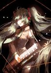  absurdres bad_id bad_pixiv_id detached_sleeves green_eyes green_hair hatsune_miku headset highres instrument keytar long_hair necktie open_mouth prophet_chu skirt solo thighhighs twintails very_long_hair vocaloid 