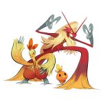  2019 ambiguous_gender anthro beak blaziken combusken empty_eyes evolutionary_family feathers group hi_res looking_at_viewer mattgreenholt nintendo open_mouth orange_beak orange_feathers orange_sclera pok&eacute;mon pok&eacute;mon_(species) pose red_feathers simple_background size_difference torchic video_games white_background yellow_beak yellow_feathers yellow_sclera 