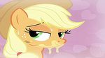  applejack_(mlp) bedroom_eyes blonde_hair cropped earth_pony equine feral freckles friendship_is_magic green_eyes hair hat horse invalid_color invalid_tag low_res mammal my_little_pony orange_pony outline pony ponytail ragtagx ragtagx_(artist) snout suggestive sweat wipe 