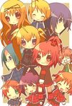  chibi hinamori_amu hoshina_utau hotori_tadase mashiro_rima sanjou_kairi school_uniform shugo_chara shugo_chara! tsukiyomi_ikuto yuiki_yaya 