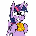  animated equine female feral friendship_is_magic fur hair horn horse jack_o&#039;_lantern jack_o'_lantern karpet-shark mammal meme my_little_pony plain_background pony pumpkin purple_fur royalty smile solo twilight_sparkle_(mlp) two_tone_hair vibrating white_background winged_unicorn wings 