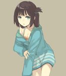  black_hair blue_eyes casual folded_hair hood hoodie jacket long_hair nagi_no_asukara open_clothes open_jacket peroncho shiodome_miuna solo 