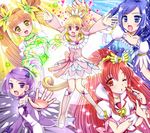  :o aida_mana arm_warmers blonde_hair blue_bow blue_eyes blue_hair boots bow brooch brown_hair choker cure_ace cure_diamond cure_heart cure_heart_parthenon_mode cure_rosetta cure_sword curly_hair dokidoki!_precure double_bun flower full_body green_choker hair_bow hair_flower hair_ornament hair_ribbon heart heart_hair_ornament hishikawa_rikka jewelry kenzaki_makoto knee_boots lipstick long_hair madoka_aguri magical_girl makeup multiple_girls one_eye_closed outstretched_arms pink_bow pink_eyes pink_sleeves ponytail precure puffy_sleeves purple_choker purple_eyes purple_hair purple_skirt red_eyes red_hair ribbon sharasohju short_hair skirt smile spade_hair_ornament spread_arms twintails yellow_eyes yotsuba_alice 