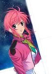  celestial_being_uniform feldt_grace gundam gundam_00 jacket miokurumi pink_hair short_hair solo 