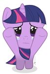  animated crying cute dm29 equine female friendship_is_magic fur hair horn horse mammal my_little_pony pony purple_eyes purple_fur solo twilight_sparkle_(mlp) two_tone_hair unicorn young 