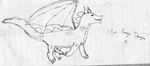  dragon drawing flameous flameous-thedragon grin horn looking_at_viewer male paws penis raised_brow scales scalie smile solo spikes spyrodragon teeth wings 