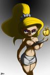  apple blonde_hair blue_eyes breasts cartoon_network eris_(grim) female fruit goddess happy long_hair mythology smile the_boogie the_grim_adventures_of_billy_&amp;_mandy 