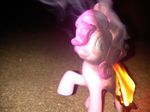 and_nothing_of_value_was_lost burning burnt carpet curly_hair equine figurine fire friendship_is_magic fur hair horse long_hair mammal melting my_little_pony on_fire pink_fur pink_hair pinkie_pie_(mlp) plastic pony real smoke solo toy 