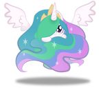  absurd_res alpha_channel chibi crown equine female friendship_is_magic gold hi_res horn horse mammal my_little_pony plain_background pony princess_celestia_(mlp) purple_eyes solo sparkles transparent_background winged_unicorn wings zackira 