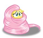  absurd_res alpha_channel blue_eyes cuddling equine female fluttershy_(mlp) friendship_is_magic hair hi_res horse long_hair mammal my_little_pony plain_background pony sitting solo transparent_background zackira 